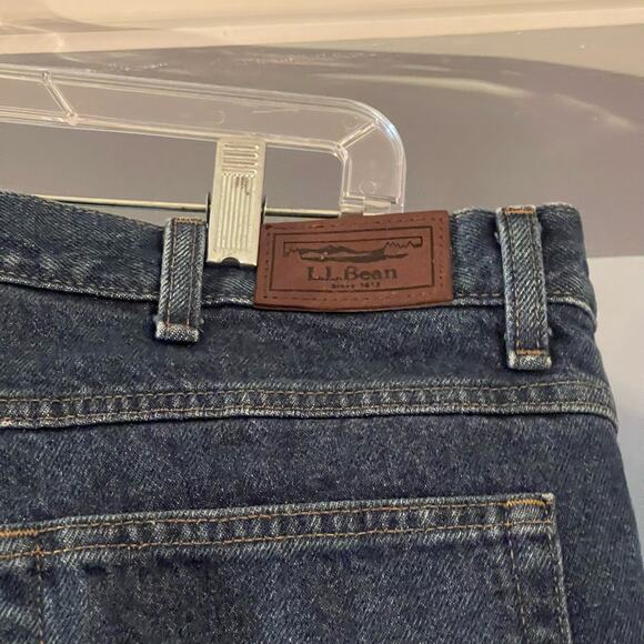 LL Bean Lined Jeans Mens 36 x 29 Flannel Lining 5 Pocket Denim Outdoorsy Ranch - Picture 6 of 8